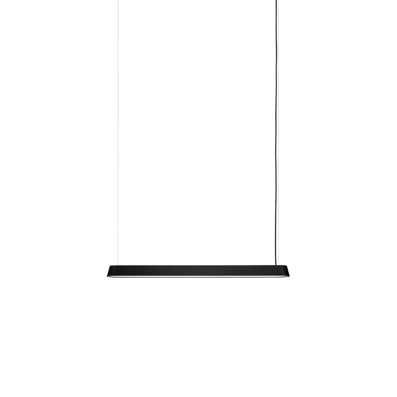 Linear Pendant Lamp - Muuto Pendants - Black - Small - HORNE