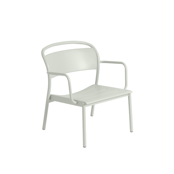 Linear Steel Lounge Armchair - Muuto Chairs - Grey - HORNE