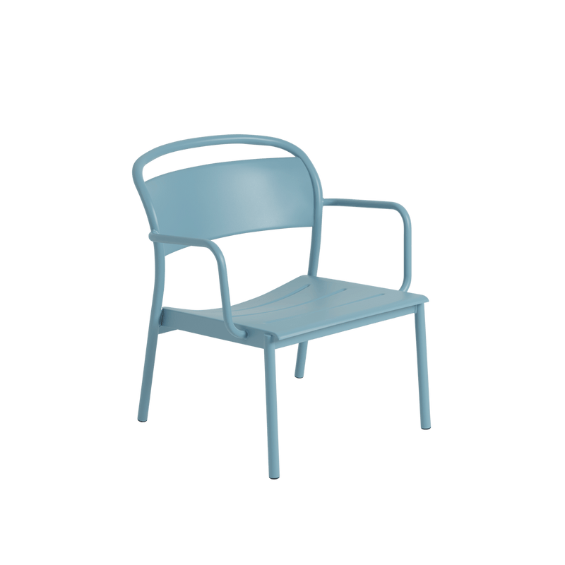 Linear Steel Lounge Armchair - Muuto Chairs - Anthracite Black - HORNE