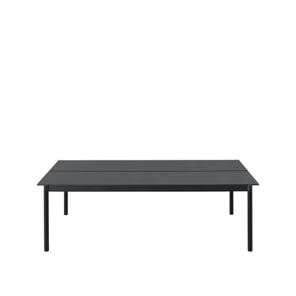 Linear System Table - Muuto Tables + Desks - Black Nanolaminate/Black/ABS:Black - HORNE