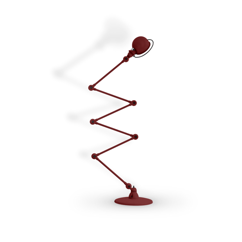 Loft Zig - Zag Floor Lamp 6 - Arm - D9406 - Jielde - Floor Lamps - Glossy - Apple Green - RAL6018 - HORNE