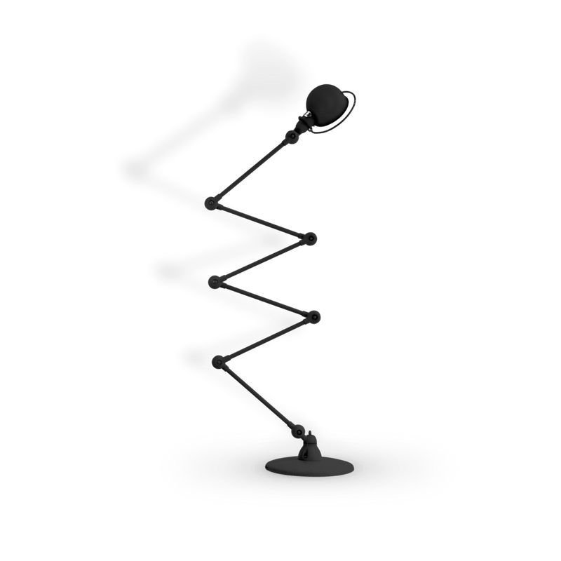 Loft Zig - Zag Floor Lamp 6 - Arm - D9406 - Jielde - Floor Lamps - Glossy - Apple Green - RAL6018 - HORNE