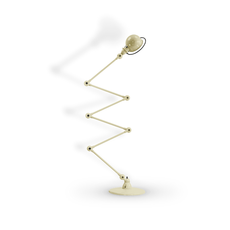 Loft Zig - Zag Floor Lamp 6 - Arm - D9406 - Jielde - Floor Lamps - Glossy - Apple Green - RAL6018 - HORNE