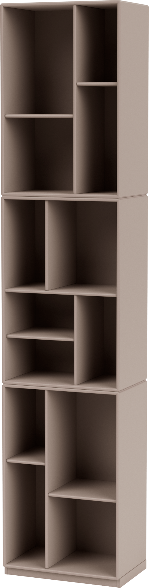 Loom Slim Bookcase - With Plinth Base - Montana - Shelving - Amber - 1.2