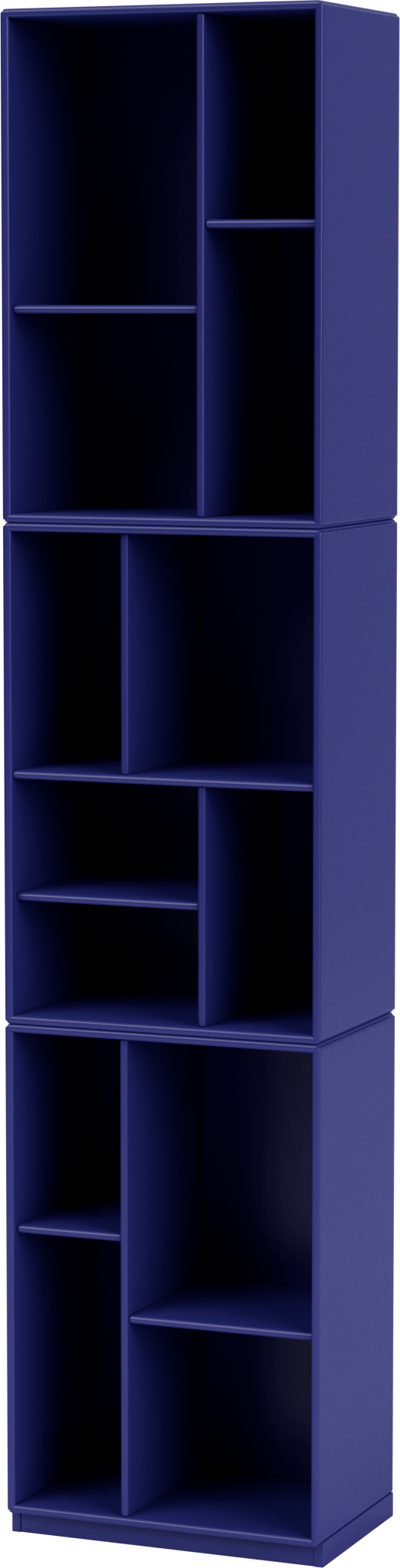 Loom Slim Bookcase - With Plinth Base - Montana - Shelving - Amber - 1.2