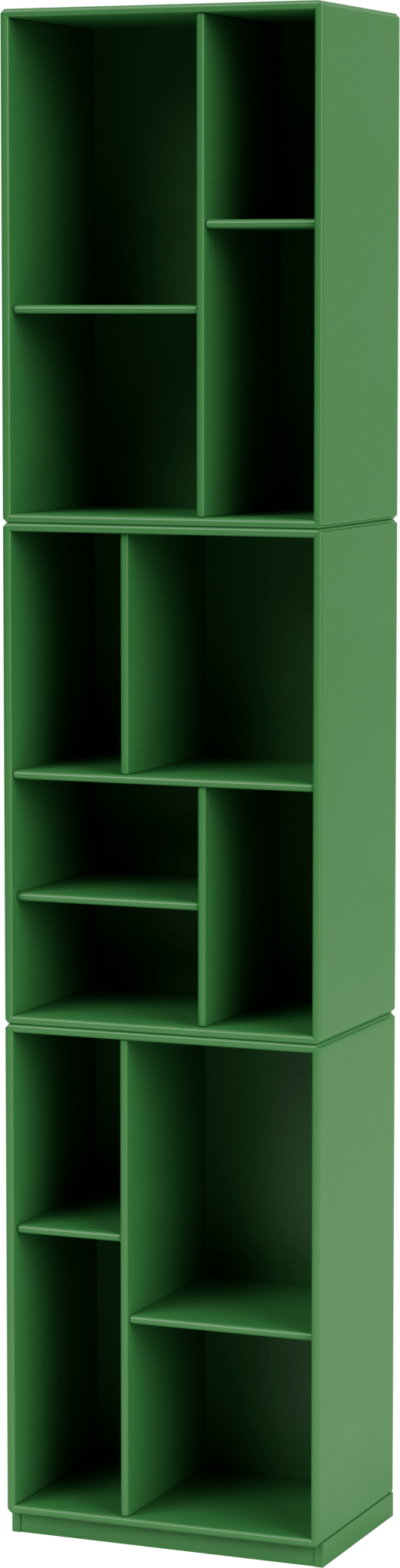 Loom Slim Bookcase - With Plinth Base - Montana - Shelving - Amber - 1.2