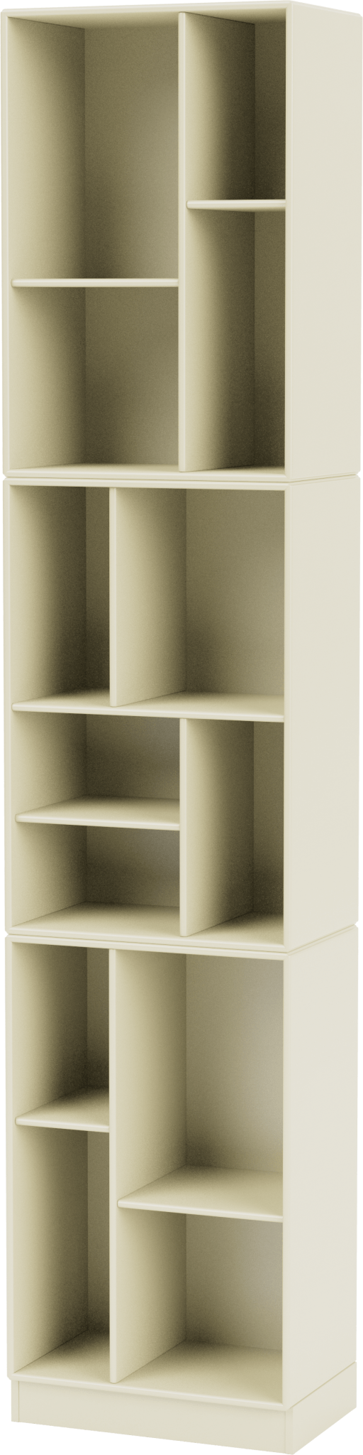 Loom Slim Bookcase - With Plinth Base - Montana - Shelving - Amber - 1.2