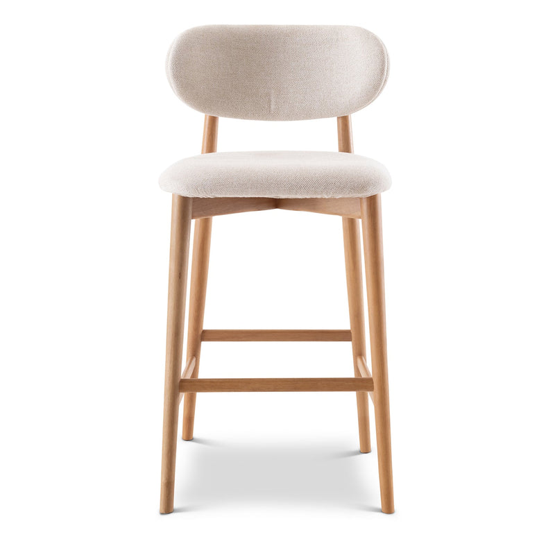 Lucia Bar Stool - Urbia Stools + Benches + Ottomans - Jute - Ebano - HORNE
