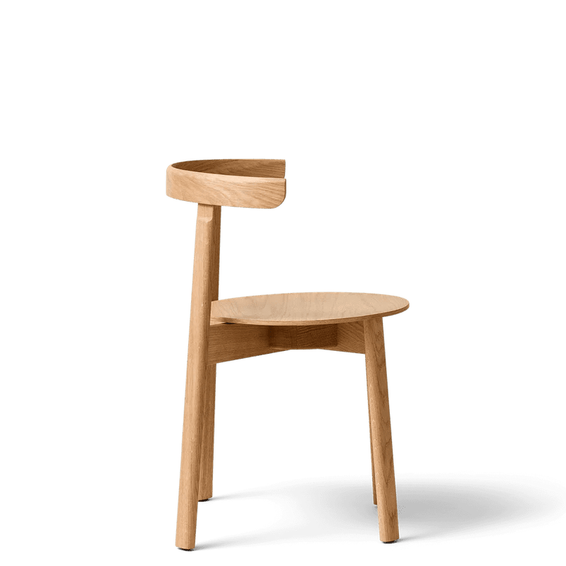 Lunar Chair - Form & Refine Chairs - White Oak - With Upholstery - HORNE