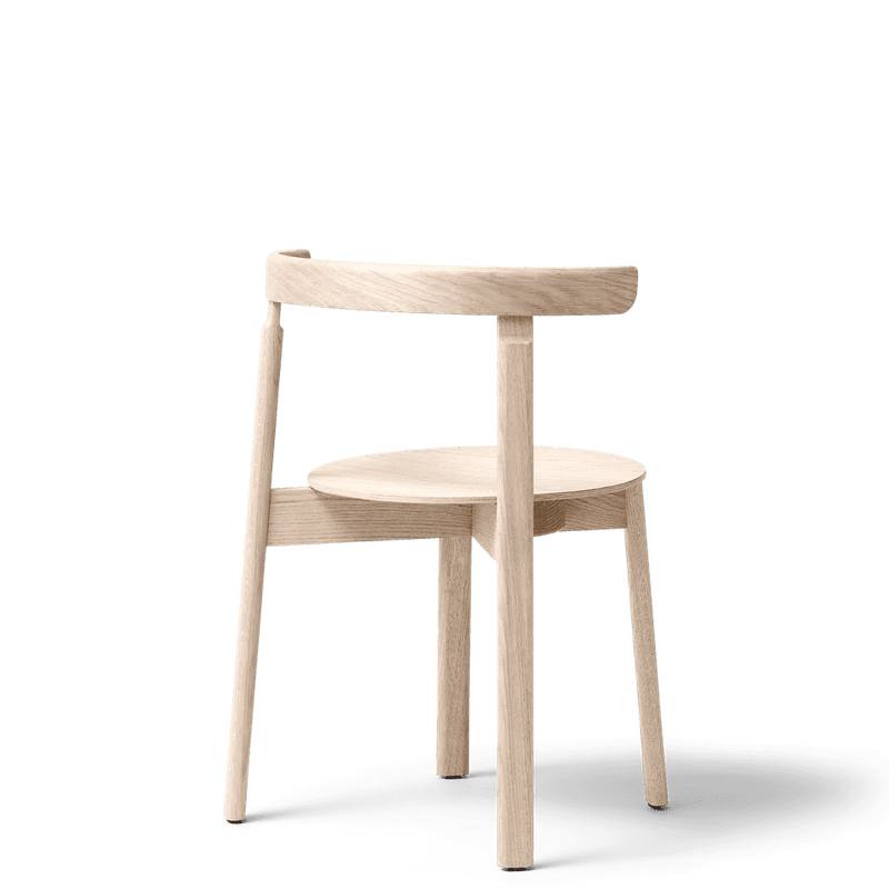 Lunar Chair - Form & Refine Chairs - White Oak - With Upholstery - HORNE