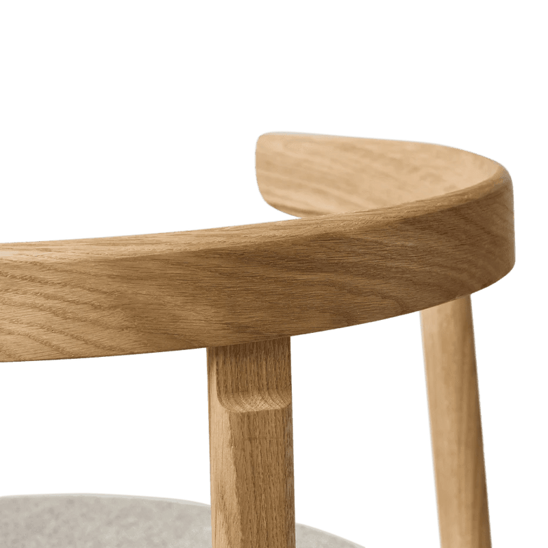 Lunar Chair - Form & Refine Chairs - White Oak - With Upholstery - HORNE