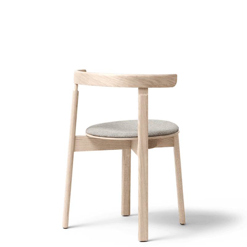 Lunar Chair - Form & Refine Chairs - White Oak - With Upholstery - HORNE