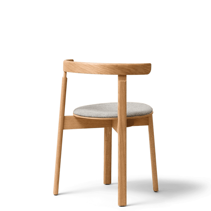 Lunar Chair - Form & Refine Chairs - White Oak - With Upholstery - HORNE