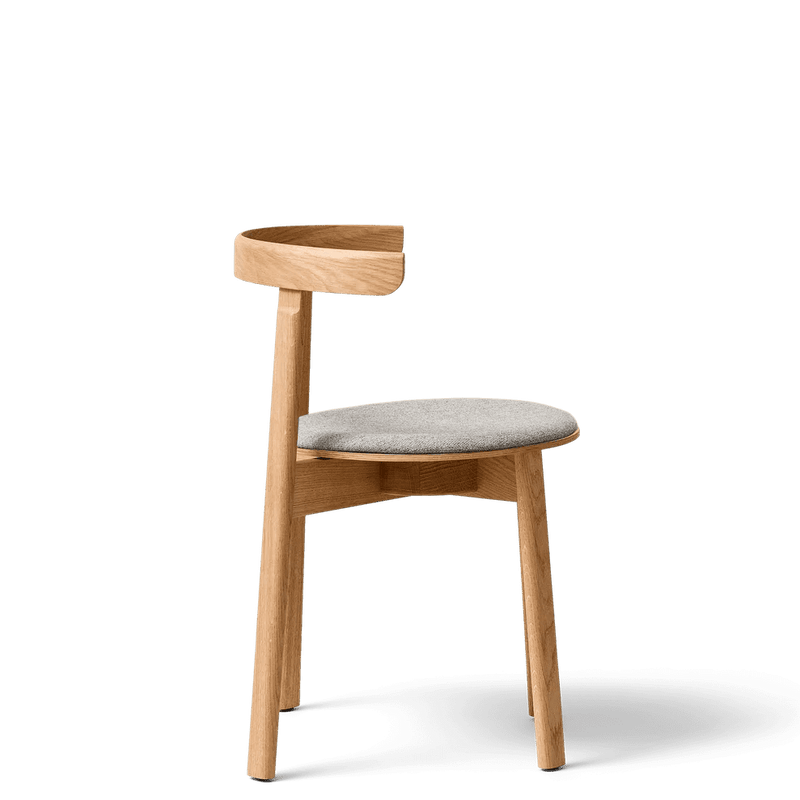 Lunar Chair - Form & Refine Chairs - White Oak - With Upholstery - HORNE