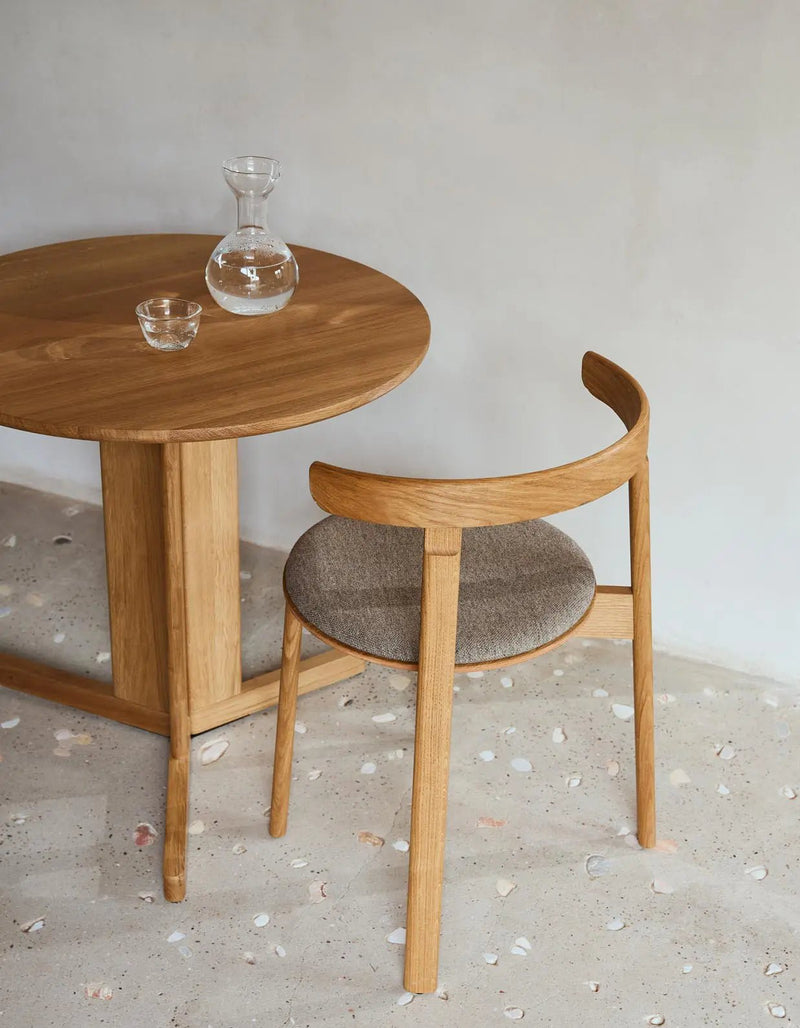 Lunar Chair - Form & Refine Chairs - White Oak - With Upholstery - HORNE