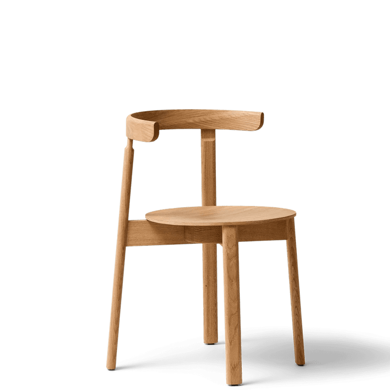 Lunar Chair - Form & Refine Chairs - White Oak - With Upholstery - HORNE