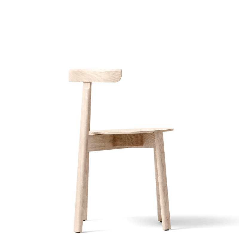 Lunar Chair - Form & Refine Chairs - White Oak - With Upholstery - HORNE