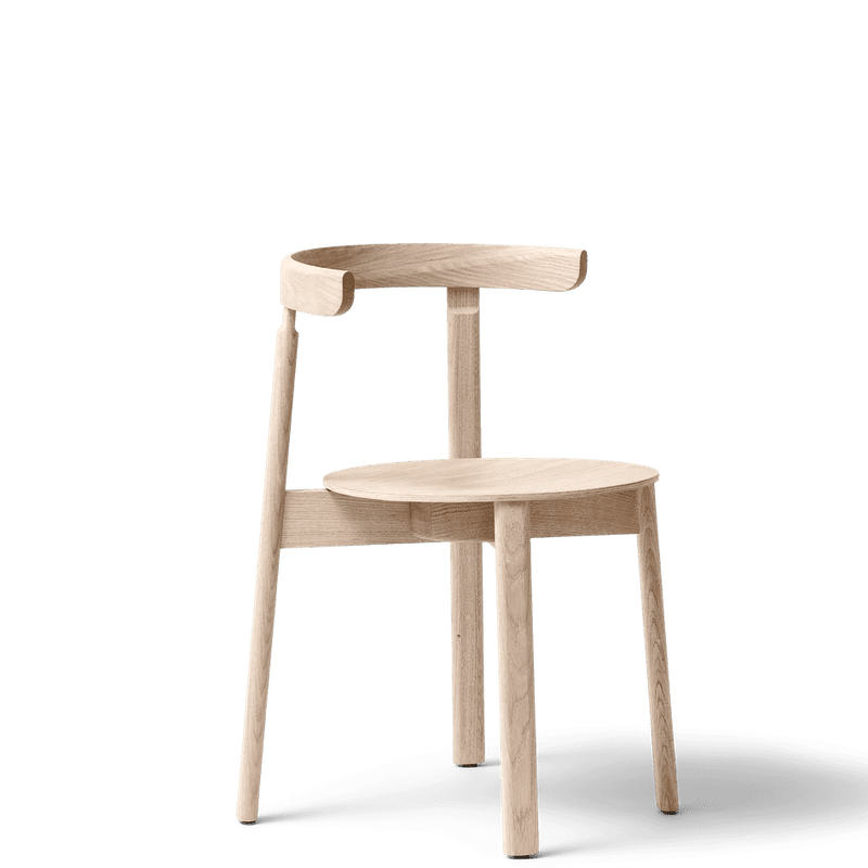 Lunar Chair - Form & Refine Chairs - White Oak - With Upholstery - HORNE
