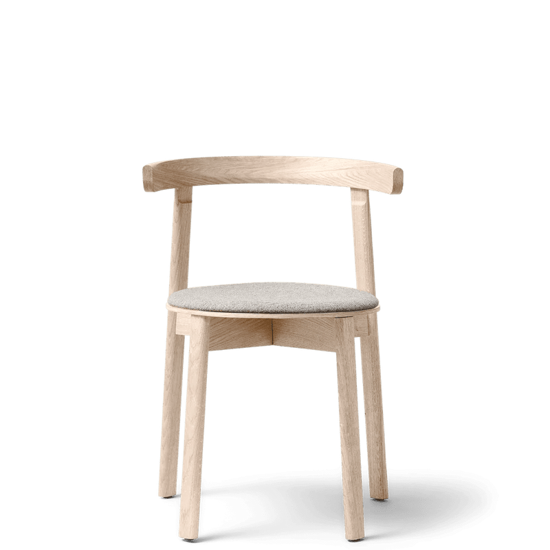 Lunar Chair - Form & Refine Chairs - White Oak - With Upholstery - HORNE