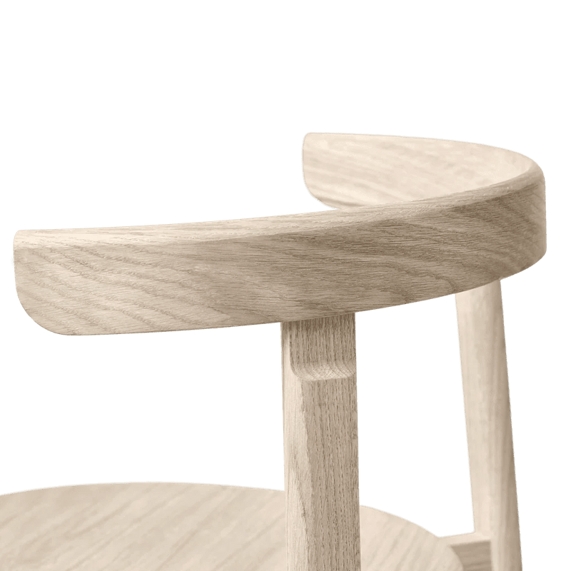 Lunar Chair - Form & Refine Chairs - White Oak - With Upholstery - HORNE