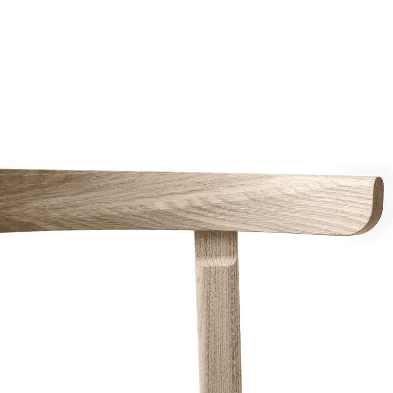 Lunar Chair - Form & Refine Chairs - White Oak - With Upholstery - HORNE