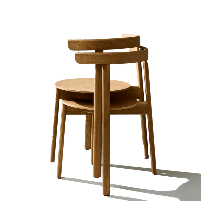 Lunar Chair - Form & Refine Chairs - White Oak - With Upholstery - HORNE