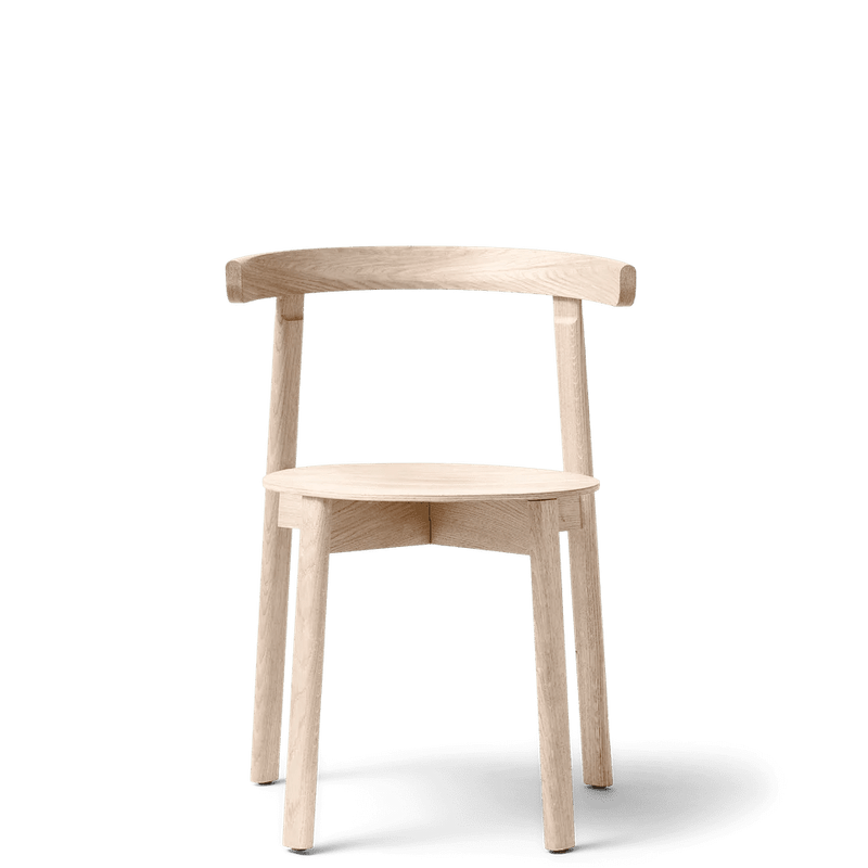 Lunar Chair - Form & Refine Chairs - White Oak - With Upholstery - HORNE
