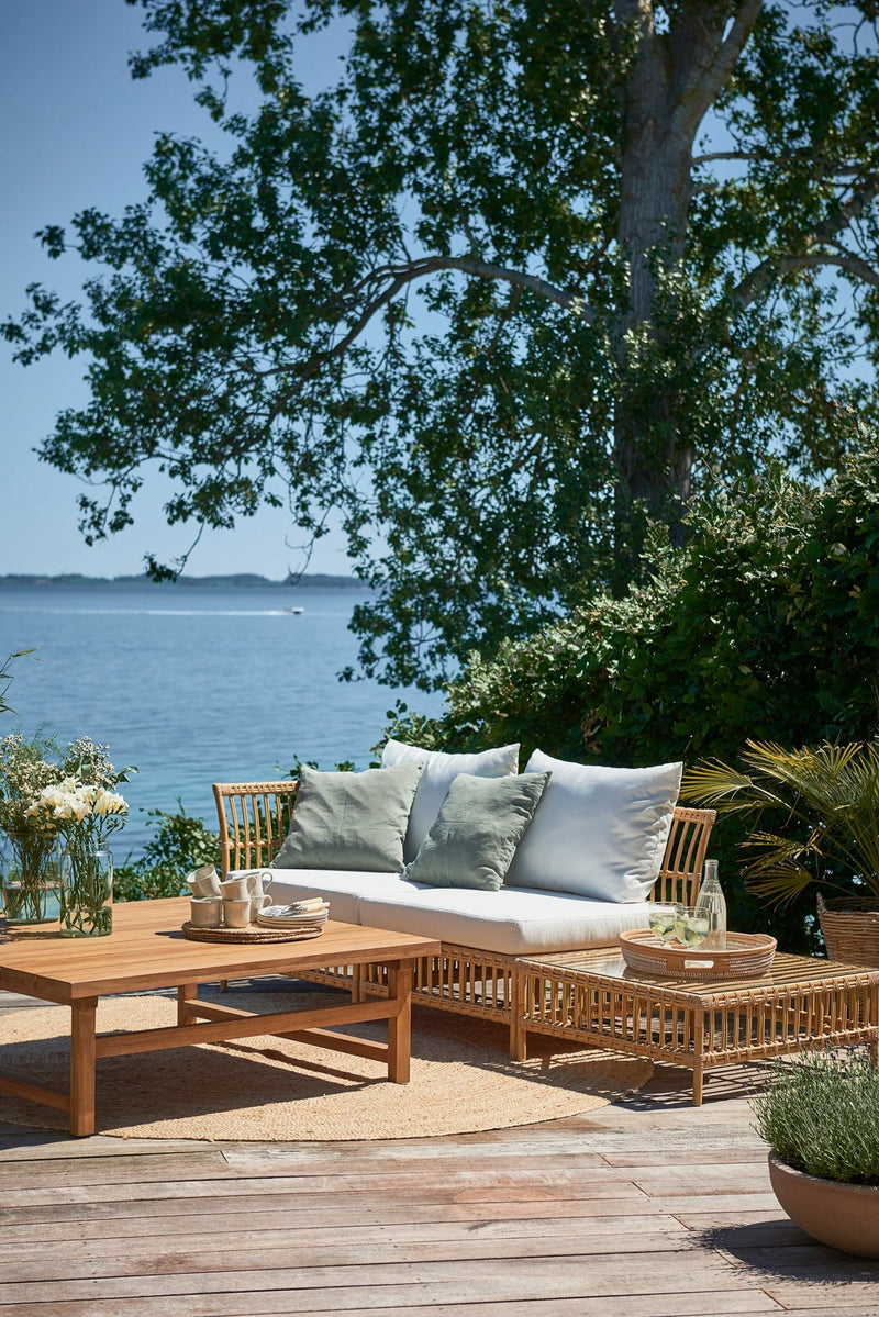 Maggie Outdoor Modular Sofa - Sika Design - Outdoor Furniture - Center Module - Canvas White - HORNE