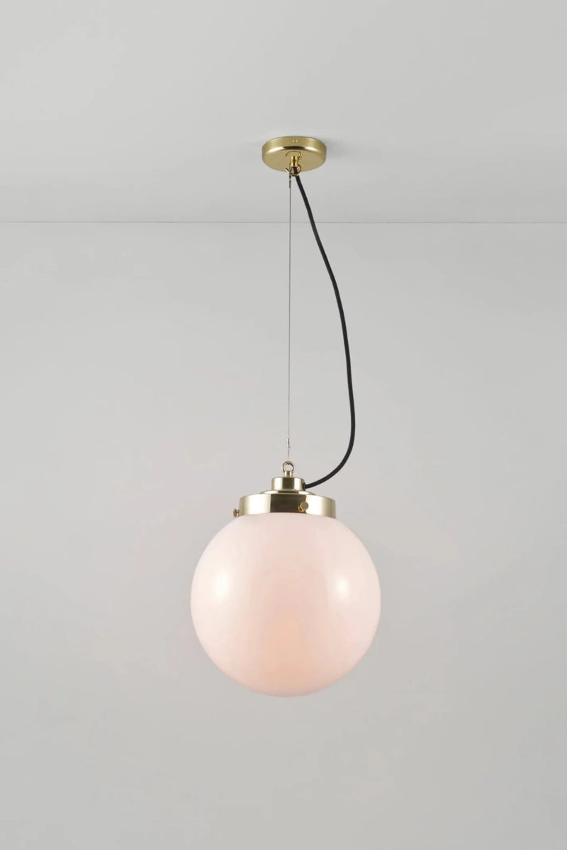 Medium Globe Pendant - Original BTC Pendants - Brass - Anthracite - HORNE