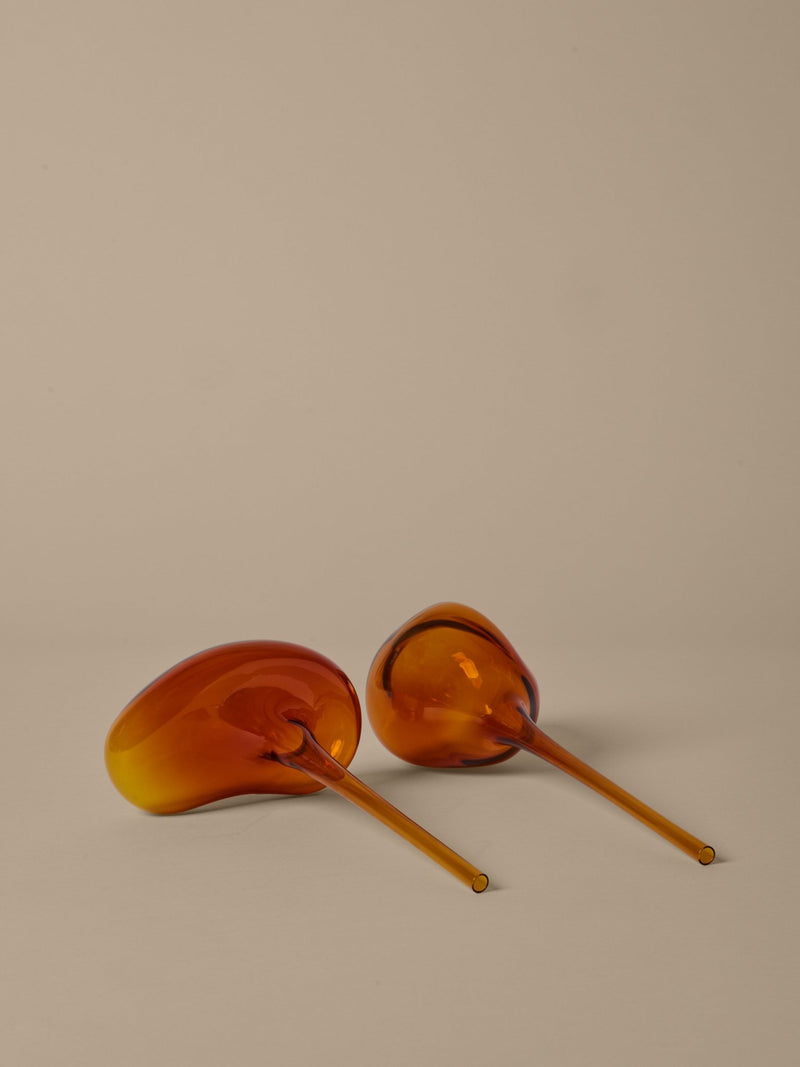 Mercury Water Globes - Small - Set of 2 - Ferm Living Office Accessories - Amber - HORNE