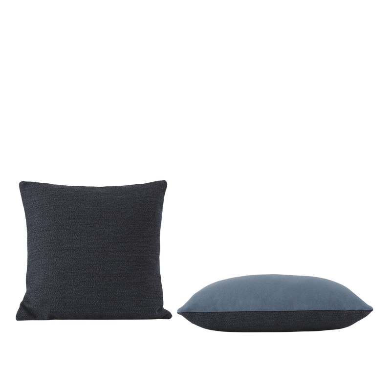 Mingle Cushion - Muuto Blankets + Throws + Pillows - Copper Brown / Light Blue - Square - HORNE