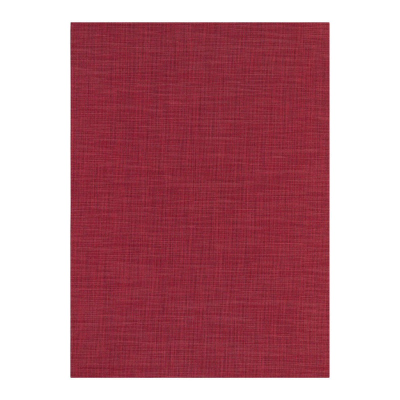 Mini Basketweave Floor Mat - Chilewich Rugs - Scarlet - Small - HORNE