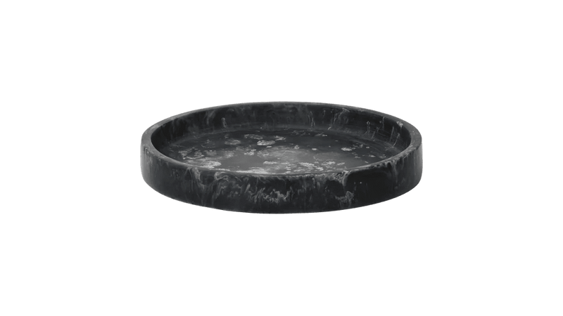 Mist Round Tray - Ferm Living Storage + Organization - Charcoal - Ø20 - HORNE
