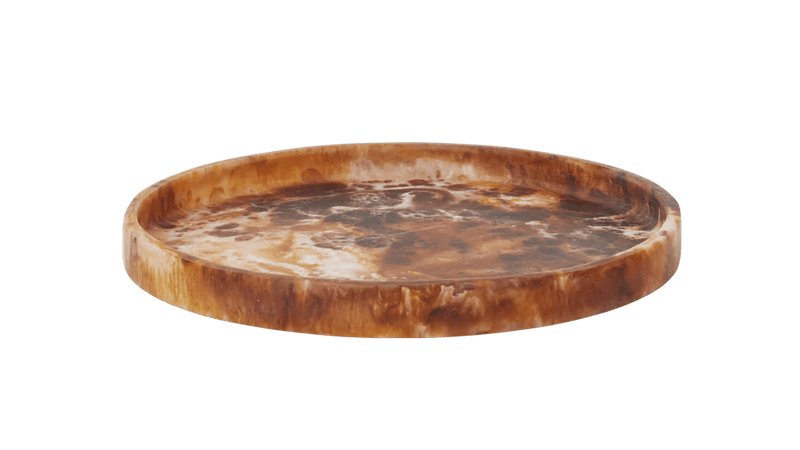 Mist Round Tray - Ferm Living Storage + Organization - Charcoal - Ø20 - HORNE