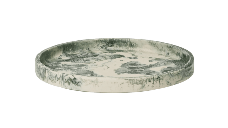 Mist Round Tray - Ferm Living Storage + Organization - Charcoal - Ø20 - HORNE