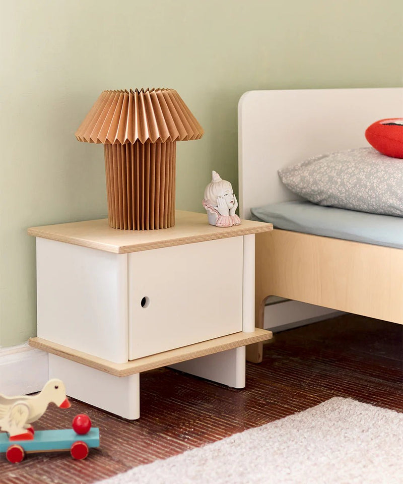 ML Nightstand - Oeuf Kids + Baby - White/Birch - HORNE