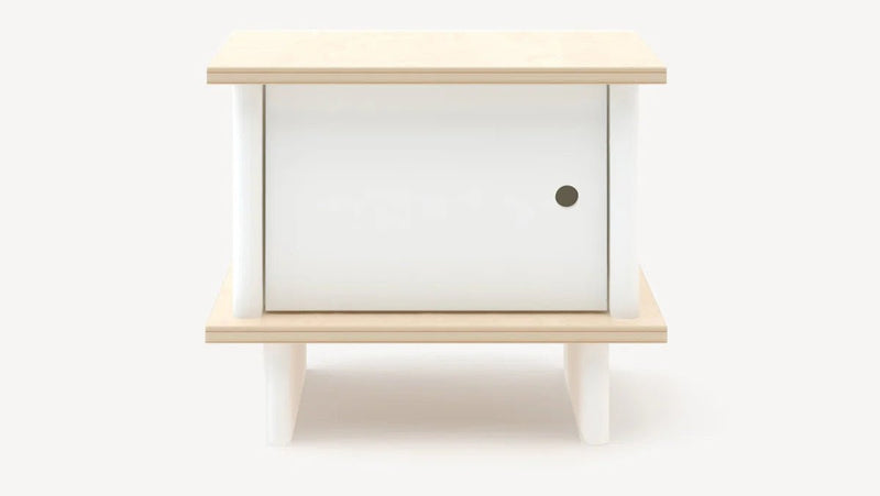 ML Nightstand - Oeuf Kids + Baby - White/Birch - HORNE