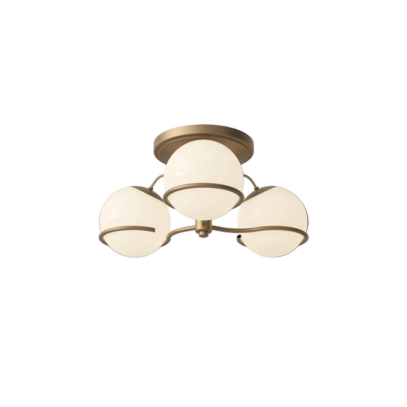 Model 2042 - 3 Opaline Spheres - Astep Floor Lamps - HORNE