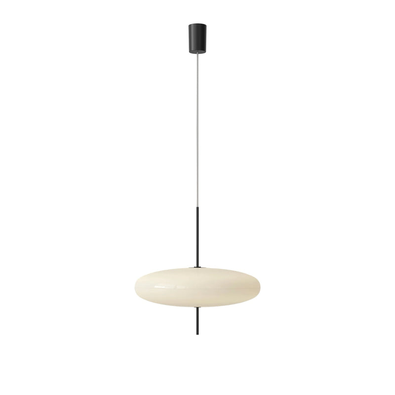 Model 2065 Pendant - Astep Pendants - Black & White Diffuser - Black Cable - HORNE