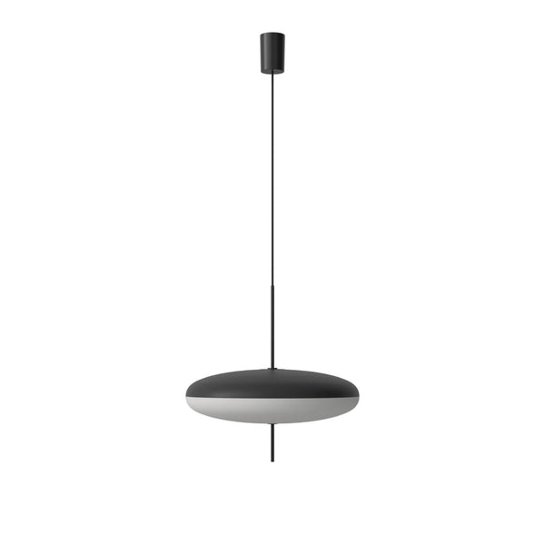 Model 2065 Pendant - Astep Pendants - Black & White Diffuser - Black Cable - HORNE