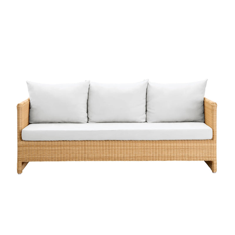 Molly Outdoor 3 - Seater Sofa - Sika Design - Outdoor Furniture - Natural - Canvas White - HORNE