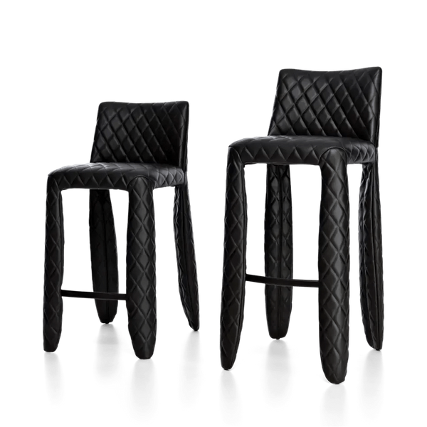 Monster Barstool - Moooi Stools + Benches + Ottomans - original black - Diamond - High - HORNE