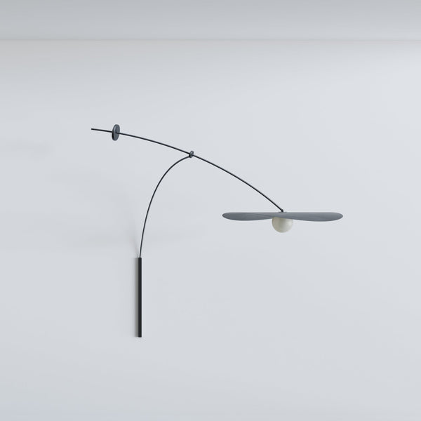 Myrna Wall Mobile - Ladies & Gentlemen Lighting - Large - Hardware: Blackened Brass - White (opaque) - HORNE