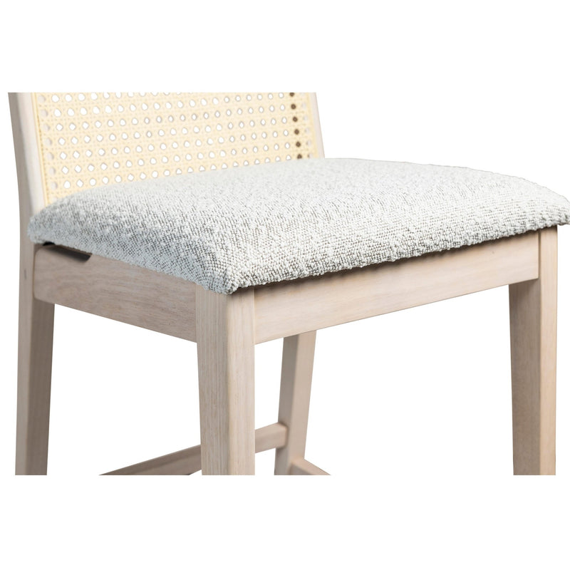 Nardia Cane Bar Stool - Urbia Chairs - Crafted Glaze Ebano - HORNE