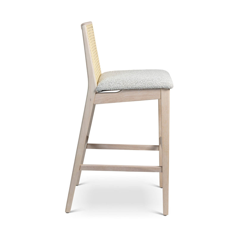 Nardia Cane Bar Stool - Urbia Chairs - Crafted Glaze Ebano - HORNE