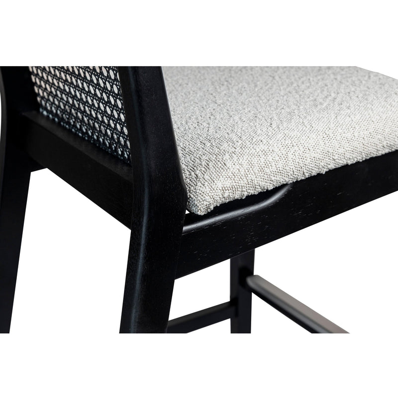 Nardia Cane Bar Stool - Urbia Chairs - Crafted Glaze Ebano - HORNE