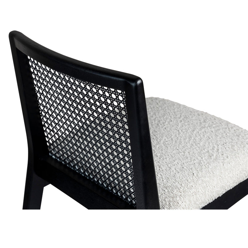 Nardia Cane Bar Stool - Urbia Chairs - Crafted Glaze Ebano - HORNE