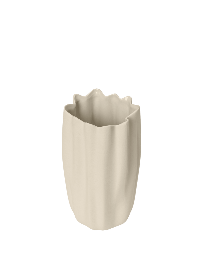 Nium Vase - H23 - Ferm Living Vases - Dark Sage - HORNE