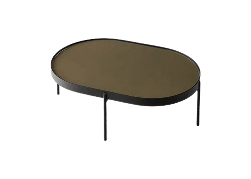 NoNo Table - Audo Copenhagen Tables + Desks - Large / Brown Glass - HORNE