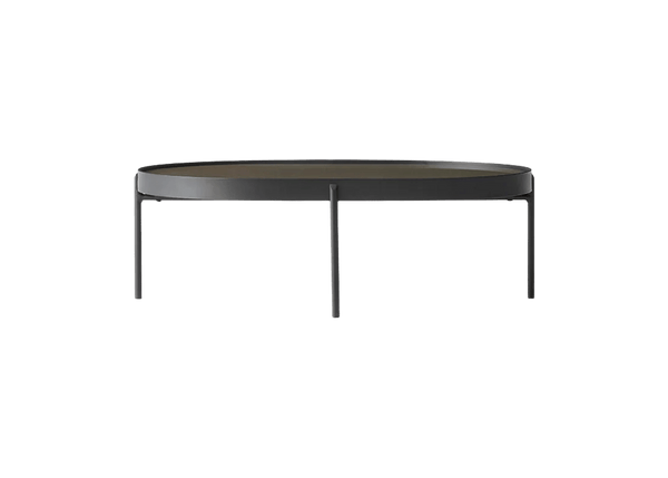 NoNo Table - Audo Copenhagen Tables + Desks - Large / Brown Glass - HORNE